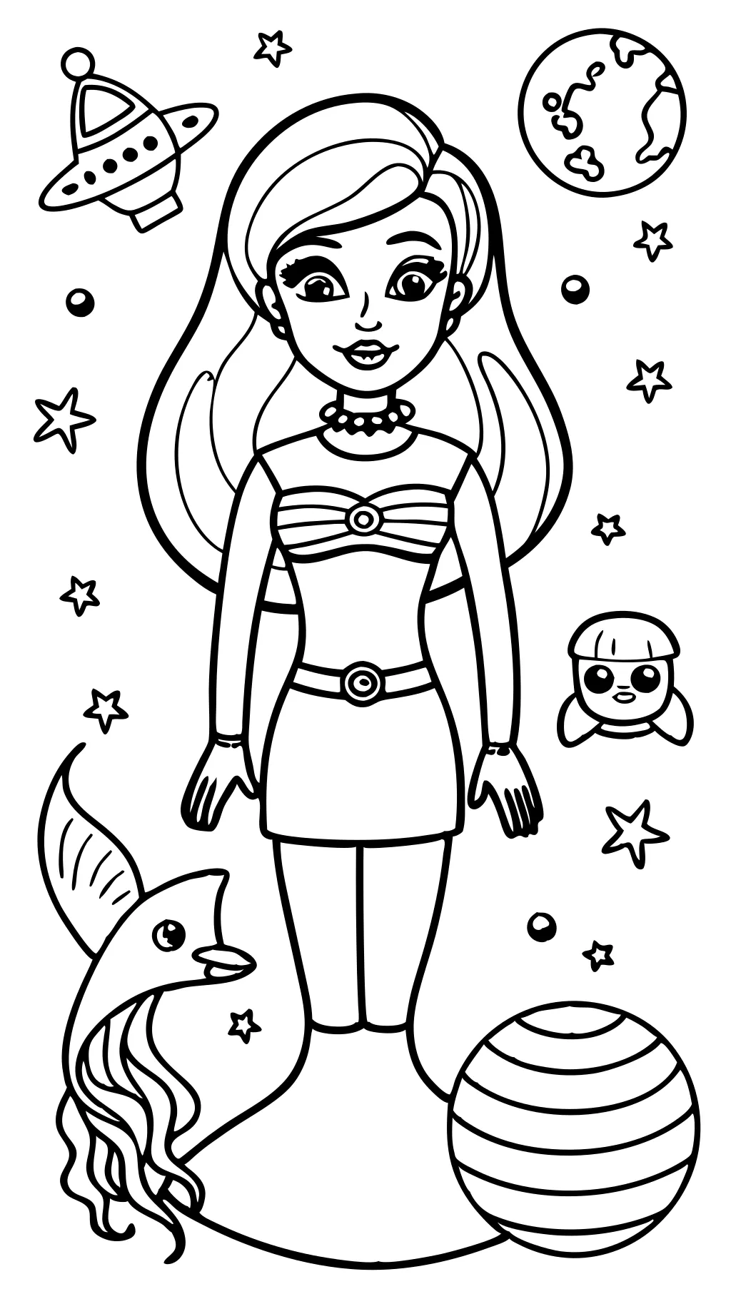 free printable coloring pages of barbie